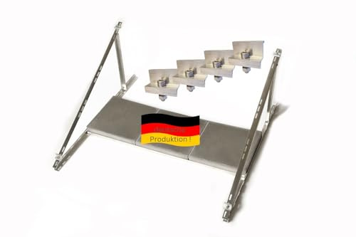 Schneck Halterung Balkonkraftwerk Solarmodul Solarpanel 118cm mit Beschwerungstraversen 0% MwSt. 1Set