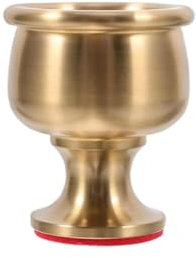 MFUPR Gobelets vintage, tasse en cuivre, verre à vin en laiton, coupe d'autel bouddhiste, mini gobelet en or, mini tasses de communion, calice d'autel, calice religieux