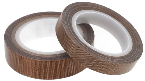 GARVALON 2rollen Ptfe Klebeband Für Hochtemperatur Anwendungen Isolierband Dichtungsband Pro Rolle Vielseitig Einsetzbar Für Haushalts Und Industriebedarf