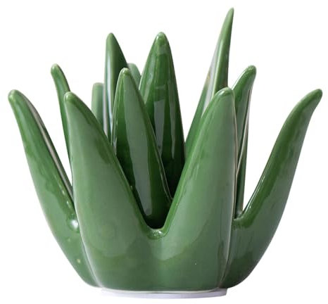 Aloe Ring Holder, Aloe Plant Ring Holder, Ceramic Aloe Jewelry Display Stand, Decorative Ceramic Trinket Organizer, Jewelry Organizer, Cute Trinket Rack For Wedding, Birthday, Home Decor
