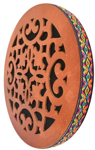 summvox 12 INCH Ocean Drum,Water Stream Drum,Rain Disk Water-Fall,Sound Healing,Onomatopoeic Wooden Drum For Performance Accompaniment
