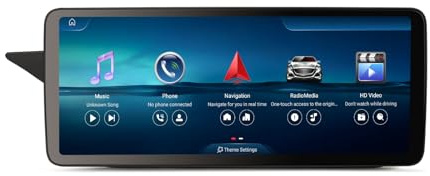 12,3 Qualcomm 8-Core 8GO+128GO Android 14 Autoradio GPS Stéréo Navi pour Mercedes Benz Classe E W212 S212 Système NTG 4.0 Supporte Bluetooth 5.1 IPS DAB+ Sans fil CarPlay Android Auto DSP WiFi Canbus