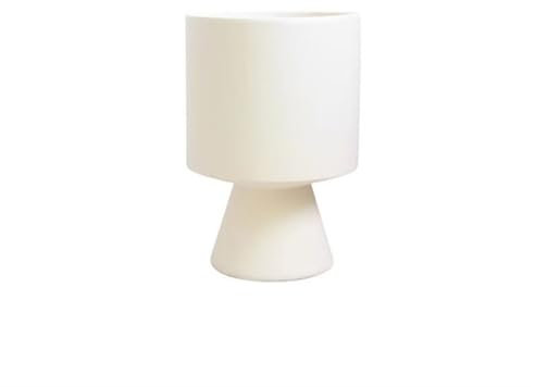 MENGLI-2024 Vaso da Interno Fioriera in Cemento da Pavimento Nera Creativa Alta Grande for Interni Vaso da Fiori(Bianco)