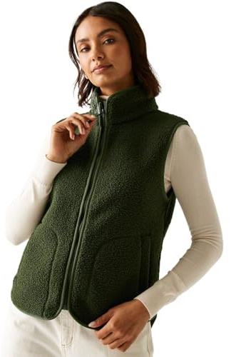 Regatta Frankie Borg Gilet sans manches pour femme, kaki foncé, 42