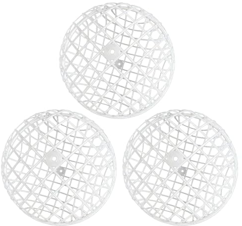 Globi di pollo per roaming esterno, 3 palline mobili per gabbia di pollo, durevoli forniture per habitat per pollame, protezione per ortaggi, polli, pascolo, fattoria da pascolo, uso libero