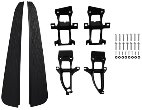 maXpeedingrods 2pcs Side Steps for Land Rover Discovery 5 L462 2017-2023 Running Boards Aluminum Alloy Steel Foot Rail Sills Anti Slip Heavy Duty 75 Inch