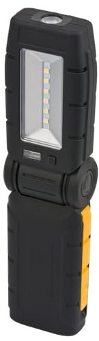 Brennenstuhl LED Taschenlampe mit Akku und Ladestation / LED Arbeitsleuchte für außen IP54 (280+70lm, Werkstattlampe inkl. Netzteil und USB Ladekabel, bis zu 8h Leuchtdauer)