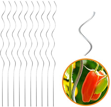 INDUTEC Tomatenspiralstab Tomatenstab Spiralstab Rankstab - Ø 6,8 mm x H: 180 cm (10 Stück)