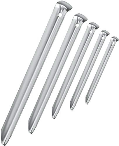 30x picchetti per tenda con profilo a V | picchetti | picchetti per terra | ancoraggio a terra in acciaio galvanizzato per il fissaggio e l'ancoraggio nel terreno (30)