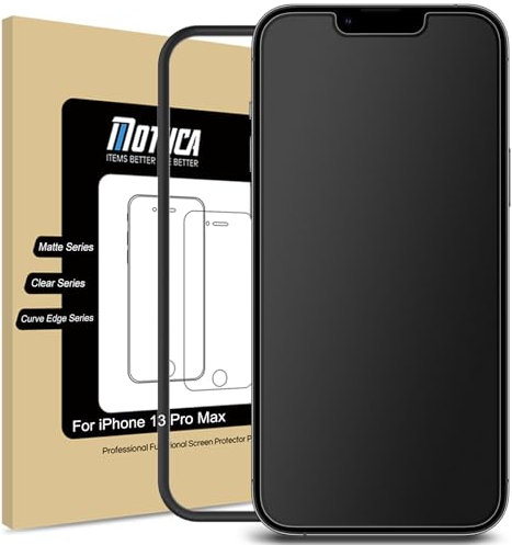 Mothca Matte Screen Protector for iPhone 13 Pro Max/iPhone 14 Plus (1 Pack), Tempered Glass film Anti-Glare & Anti-Fingerprint, Easy Install Bubble Free -Smooth as Silk,6.7inch (2021)