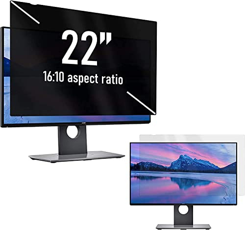 VBESTLIFE Filtre D'écran de confidentialité pour Ordinateur 22 Pouces pour Moniteur D'ordinateur à écran Large, Protection de la Date pour la sécurité des Ordinateurs de Bureau, Rapport
