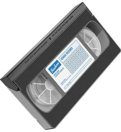 Reshow Pulitore per Testine VCR/Pulitore per Testine VHS - Pulitore di Testine per Lettore VHS/VCR Tecnologia a Secco, Nessun Liquido Richiesto