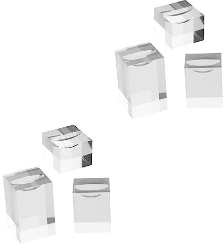 iplusmile 2sets Schmuck Display Riser Stand Für Desktop Schaufenster Einzelhandel Und Wohnkultur 3 Stücke * 2