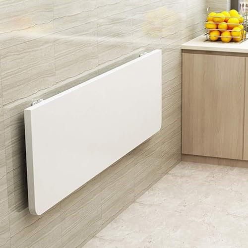 Floating Wall Mounted Foldable Breakfast Bar Table for Kitchen Space Saving Fold Down Dining Table and Work Desk (L70xW30cm)