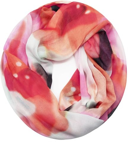Glamexx24 Loop Schal für Damen Sommer Schlauchschal Farbverlauf Rundschal Leichter Regenbogen Loopschal Halstuch