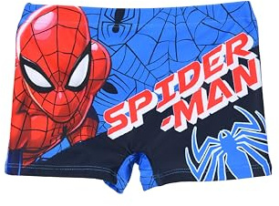Marvel Spider Man Bañador para Niño, Shorts de Baño Bañador de Natación Infantil, Talla 3 Años | Azul