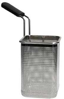 Cestello cesto cuocipasta modular 1/6 con maniglia laterale professionale in acciaio inox con impugnatura cuoco chef accessorio ricambio base scolapasta colapasta