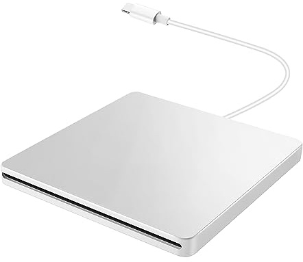 Fozriybefy unità CD/Dvd Esterna USB Tipo C Lettori di Film CD unità Portatili per PC Laptop,