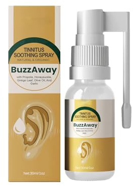 Tinnitus Relief Spray,Ohrentropfen für Effektive,Tinnitus Relief for Ringing Ears,Ohrenspray,Verbessert das Hören,30ml