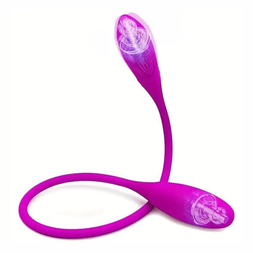LZMYZ Doppelkopf Vibrator mit 7 Vibrationsmodi Vibratoren für Sie Klitoris G-Punkt Stimulation Paarvibrator Partner Anal Vibratoren Doppel Dildo Sexspielzeug für Lesben Frauen