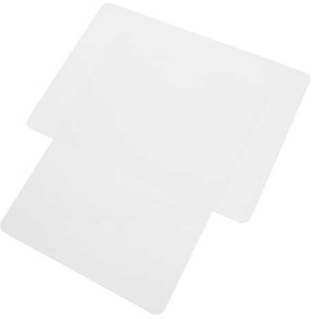FOMIYES Feuilles Effaçables à Sec A4 Lot de 2 en Plastique Rigide pour Tableau Blanc Personnel Usage Bureau et Apprentissage à Domicile pour Garçon et Filles et Adultes