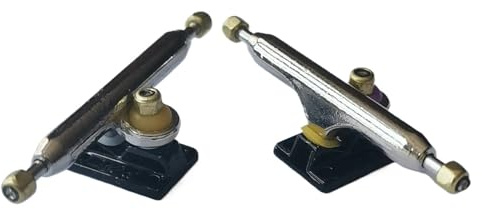 Fingerboard Trucks Professional Regular Mini Skateboard 34 mm Finger Skate Board Trucks (Schwarz)