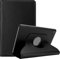 Cadorabo Funda Tableta para Huawei MediaPad M5 Lite 10 (10.1 Zoll) in Negro SAÚCO – Cubierta Proteccíon en Estilo Libro SIN Auto Wake Up con Función de Suporte e Cierre Cinta Elástica