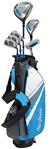 MacGregor DCT Junior Golf Set 9-12 Years Boys Right Hand, Light Blue & White