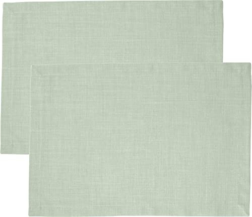 Sander Tischset Loft 2er-Pack fleckabweisend lindgrün Größe 35x50 cm