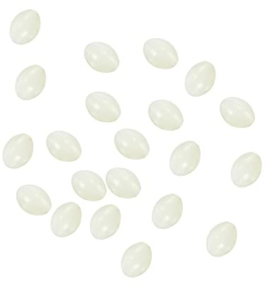 PATIKIL Perline luminose da pesca, in plastica morbida, esche da pesca per uova, strumenti per attrezzatura da pesca