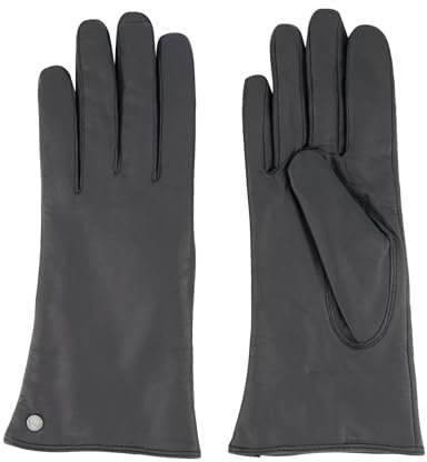 Roeckl Leder Handschuhe Schönefeld schwarz Größe 7,5