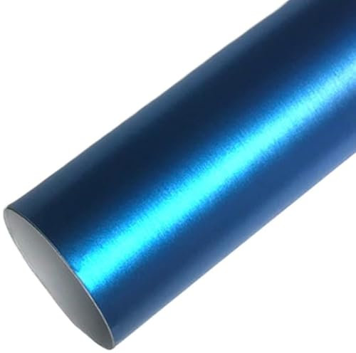 Autofolie 14 Arten Blaue Kohlefaser-Autoaufkleber, Vinylfolie, glänzend, matt, Chrom, Verpackungsfolie, Autoaufkleber, Styling, Roller, Motorrad Auto Folie (Color : Chrome Light Blue, Size : 10CM X