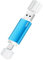 Onbqurg USB C Stick 128GB 2.0, OTG USB Stick für Type C Smartphones, Laptops, Tablets, PC, Auto - Blau