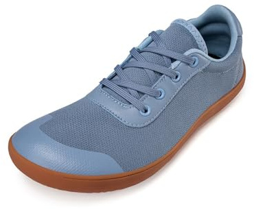 Treer Chaussures Pieds Nus Homme Été Chaussures Pieds Larges Légères Barefoot Confort Chaussures Minimalistes avec Semelle à Chute Zéro Barefoot Shoes Running Sneakers, Semelle TPR