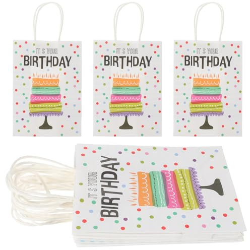 Alipis Lot De 24 Sachets Pour Anniversaire Porte-bonbons En Papier Décorations De Fête