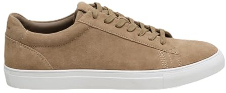 Scarpe da Ginnastica Casual da Uomo in Pelle Scamosciata Gibbs Stone Taupe di Antique Rogue