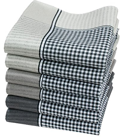 merrysquare - Taschentücher für Herren - Großes Format 40cm x 40cm - 6 Stück - 100% Baumwolle - Modell OLIVER