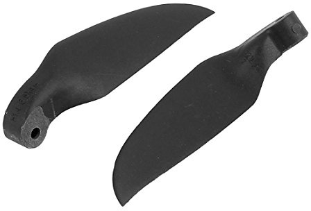 Aexit Pair RC Electrical equipment Glider Plane Black Plastic Folding Propeller Vanes 165mmx102mm