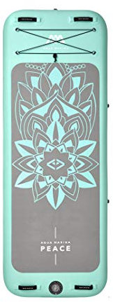 Aqua Marina Unisex – Erwachsene Sup Aquamarina Frieden-Yoga Tabelle, Blau/Grau, Uni