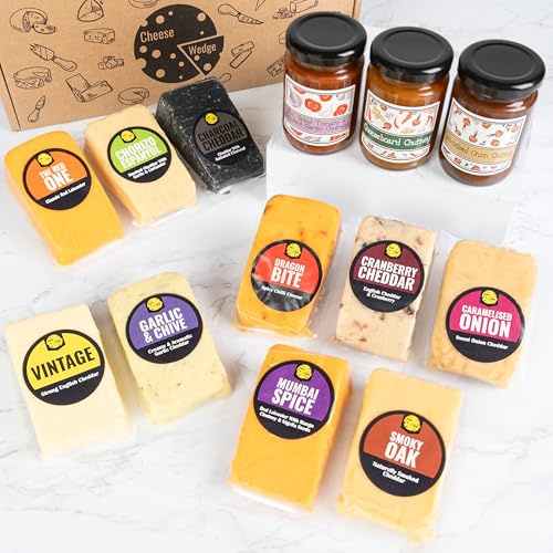Cheese Lovers Box, Cheese And Chutney Hamper, Cheese Gift - Free UK Delivery