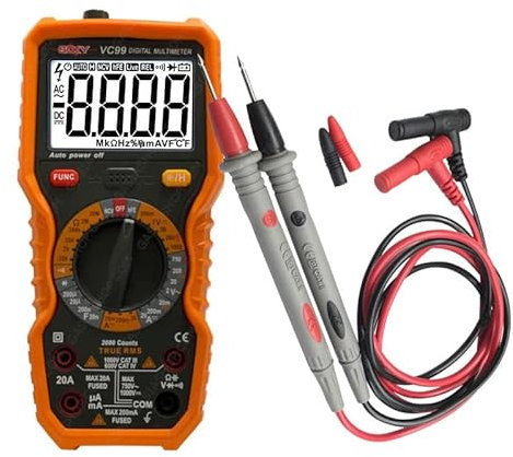 MULTIMETRO TESTER DIGITALE PROFESSIONALE AC/DC IEC/EN 61010-1 CAT III 1000V CAT IV 600V