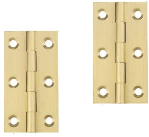 YOFASEN Bisagras de Cobre - Bisagras de Mueble a Tope Plegables Pequeñas Para Manualidades y Armarios