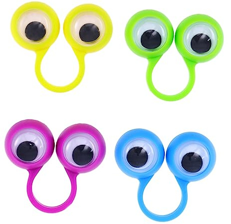 20 Stück Fingerspielzeug Kunststoff Fingerpuppen Mit Großen Augen Pädagogisches Kinderspielzeug Für Geschichtenerzählen Und Rollenspiele