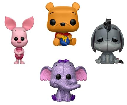 Funko Pop! Disney: Winnie The Pooh - Piglet - 4pk - Vinyl-Sammelfigur - Geschenkidee - Offizielle Handelswaren - Spielzeug Für Kinder und Erwachsene - TV Fans - Modellfigur Für Sammler und Display