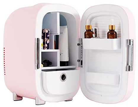 Beauty Fridge， Mini Skincare Fridge 7L & Warmer - Portable Makeup Fridge For Cosmetics, Skincare & Beauty Products - Thermoelectric Cooler - Compact Refrigerator