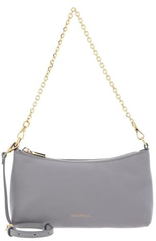 Coccinelle Aura - Schultertasche 22 cm light grey