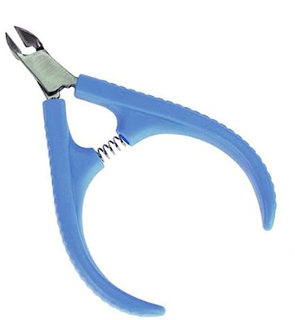 Healvian Tronchesino Per Cuticole Acciaio Inossidabile Strumento Manicure e Pedicure Con Manico Antiscivolo Rimozione Di Morta e Cuticole Colore Casual Compatte