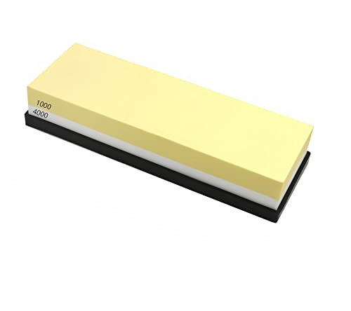 ISCBAFYX Piedra de afilar 1000#/6000# hogar y Cocina Adecuada para Cuchillos de Cocina Herramientas al Aire Libre afilador de Cuchillos Resistente de Doble Cara