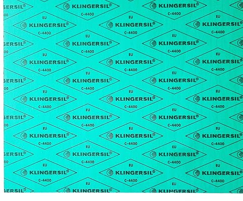 diconfa Klingersil C-4400 Dichtungsplatte GRÖßE + MENGE WÄHLEN - 100 x 200mm (10 x 20cm), 2mm stark, 1 Stück - Dichtungspapier Dichtmaterial Zulassung KTW DIN-DVGW BAM TA-Luft