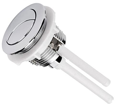 Dual Flush Toilet Push Button, Replacement Flush Button Toilet Cistern Water Tank Repair Part for Bathroom (38~45mm)